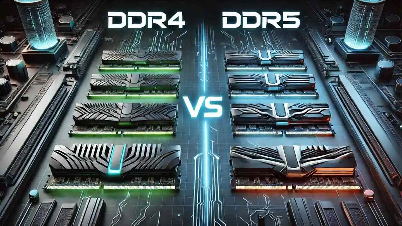 تفاوت رم DDR4 و DDR5 چیست؟ مقایسه تخصصی سرعت، ظرفیت و قیمت